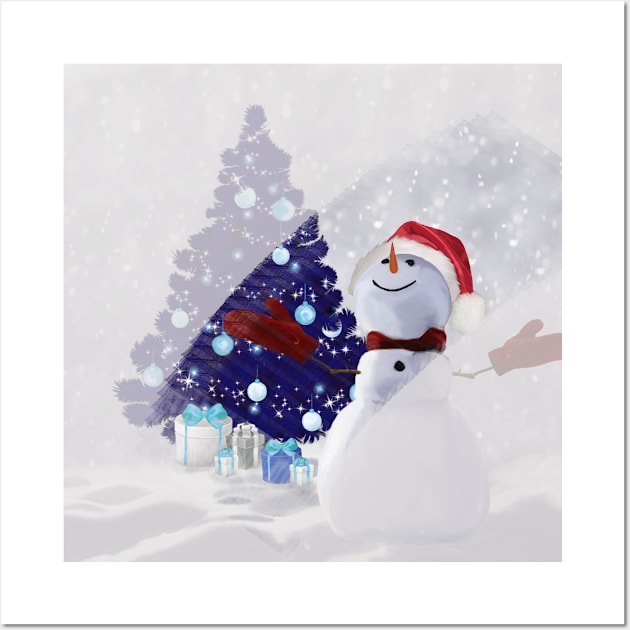 Snowman Wall Art by ckai